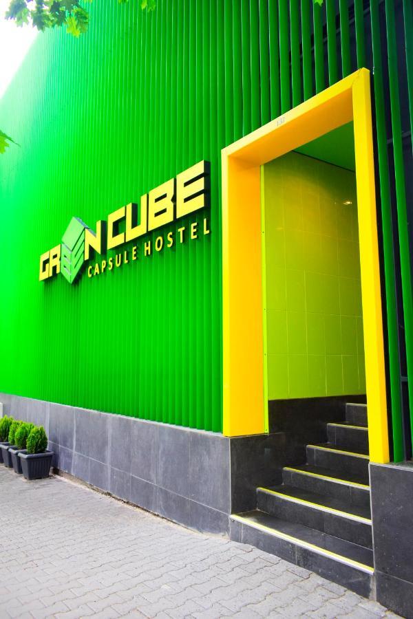 Green Cube Capsule Hostel Szófia Kültér fotó